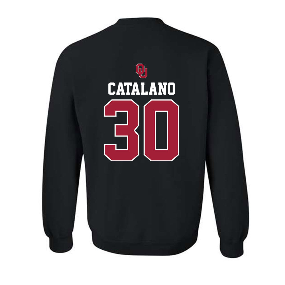 Oklahoma - NCAA Baseball : Michael Catalano - Fashion Shersey Crewneck Sweatshirt-1