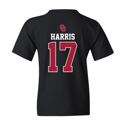 Oklahoma - NCAA Baseball : Dasan Harris - Fashion Shersey Youth T-Shirt-1
