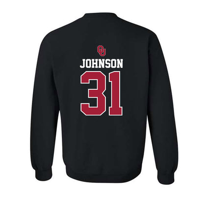 Oklahoma - NCAA Baseball : Cameron Johnson - Fashion Shersey Crewneck Sweatshirt-1