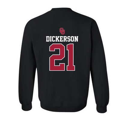 Oklahoma - NCAA Baseball : Drew Dickerson - Fashion Shersey Crewneck Sweatshirt-1