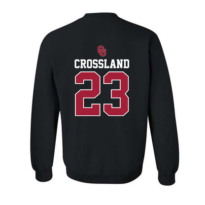 Oklahoma - NCAA Baseball : Cade Crossland - Fashion Shersey Crewneck Sweatshirt-1