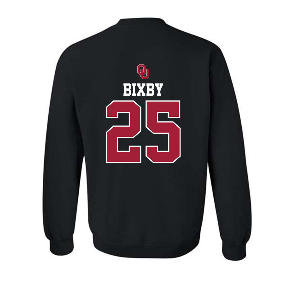 Oklahoma - NCAA Baseball : Mason Bixby - Fashion Shersey Crewneck Sweatshirt-1