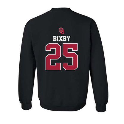 Oklahoma - NCAA Baseball : Mason Bixby - Fashion Shersey Crewneck Sweatshirt-1