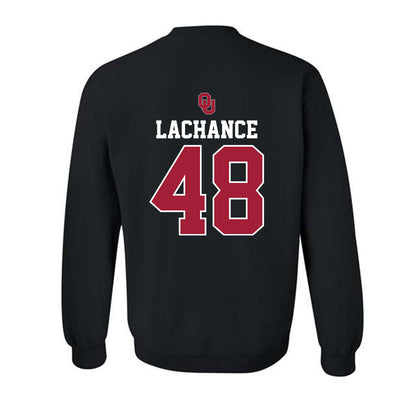 Oklahoma - NCAA Baseball : Deiten Lachance - Fashion Shersey Crewneck Sweatshirt-1