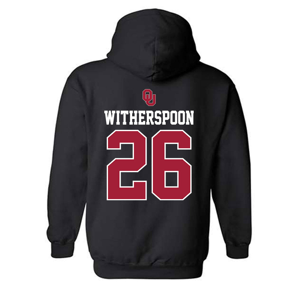 Oklahoma - NCAA Baseball : Kyson Witherspoon - Fashion Shersey Hooded Sweatshirt