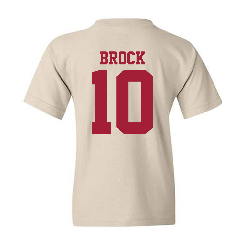 Oklahoma - NCAA Baseball : Brendan Brock - Fashion Shersey Youth T-Shirt-1