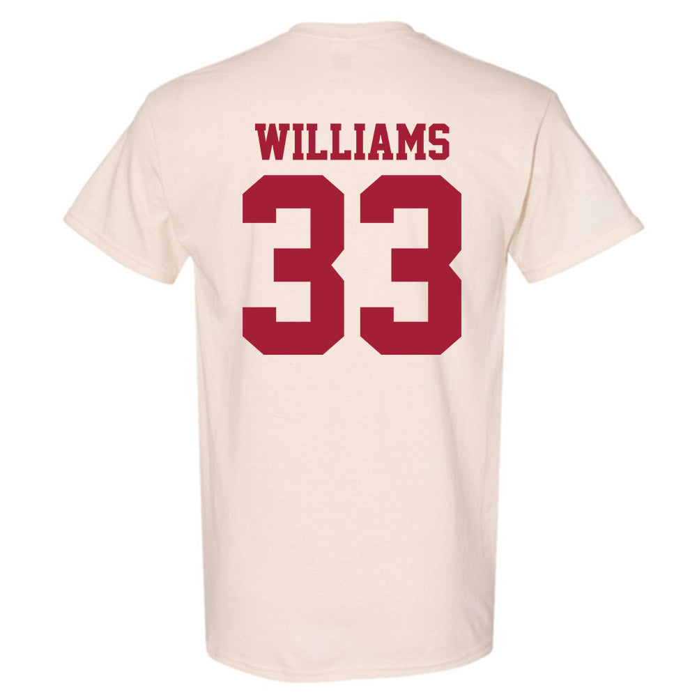 Oklahoma - NCAA Baseball : Isaac Williams - Fashion Shersey T-Shirt-1