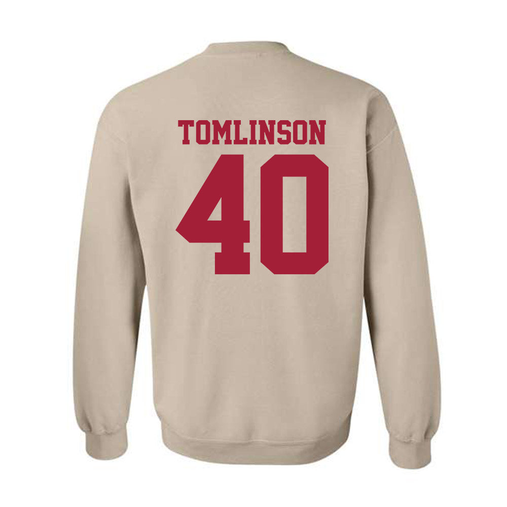 Oklahoma - NCAA Baseball : Aidan Tomlinson - Fashion Shersey Crewneck Sweatshirt-1