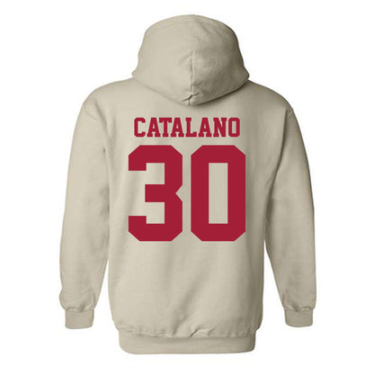 Oklahoma - NCAA Baseball : Michael Catalano - Fashion Shersey Hooded Sweatshirt-1