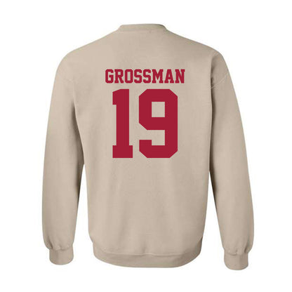 Oklahoma - NCAA Baseball : Jaxon Grossman - Fashion Shersey Crewneck Sweatshirt-1