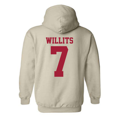Oklahoma - NCAA Baseball : Jaxon Willits - Fashion Shersey Hooded Sweatshirt-1