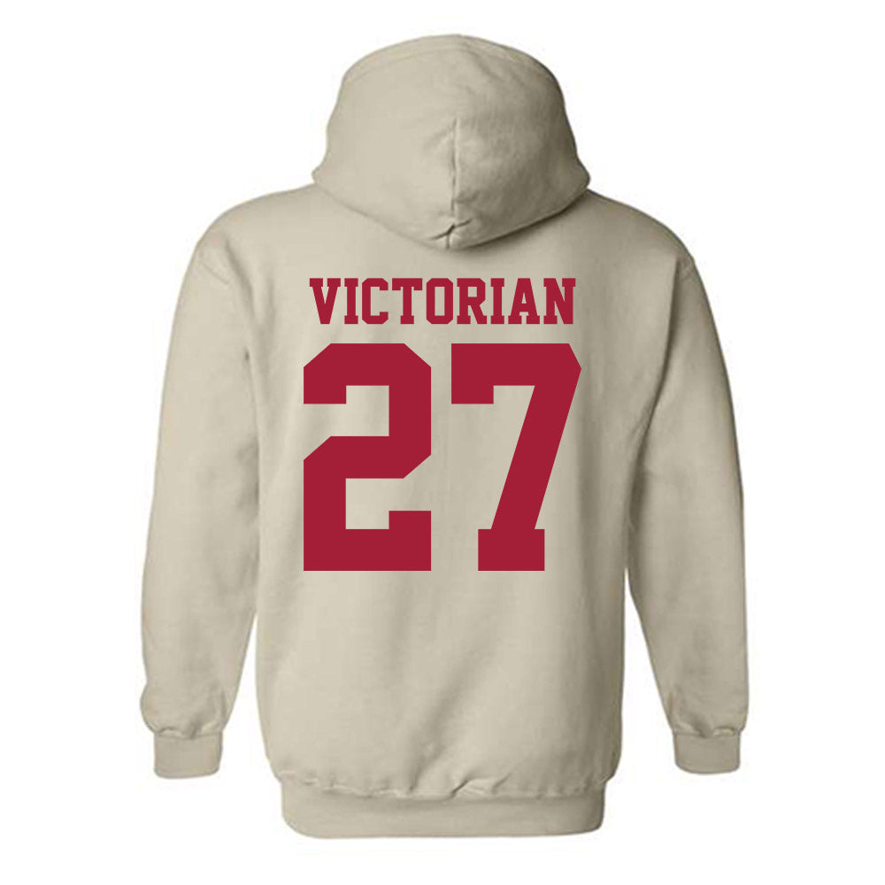 Oklahoma - NCAA Baseball : Landon Victorian - Fashion Shersey Hooded Sweatshirt-1