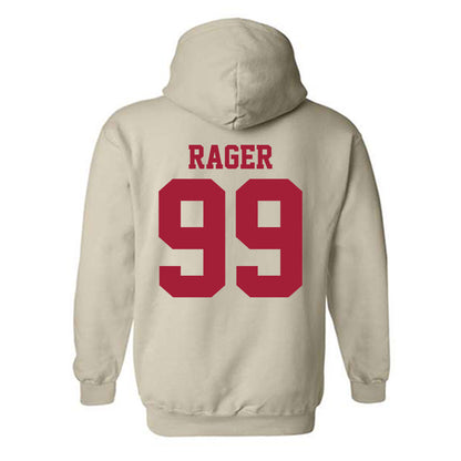 Oklahoma - NCAA Baseball : Cord Rager - Fashion Shersey Hooded Sweatshirt-1