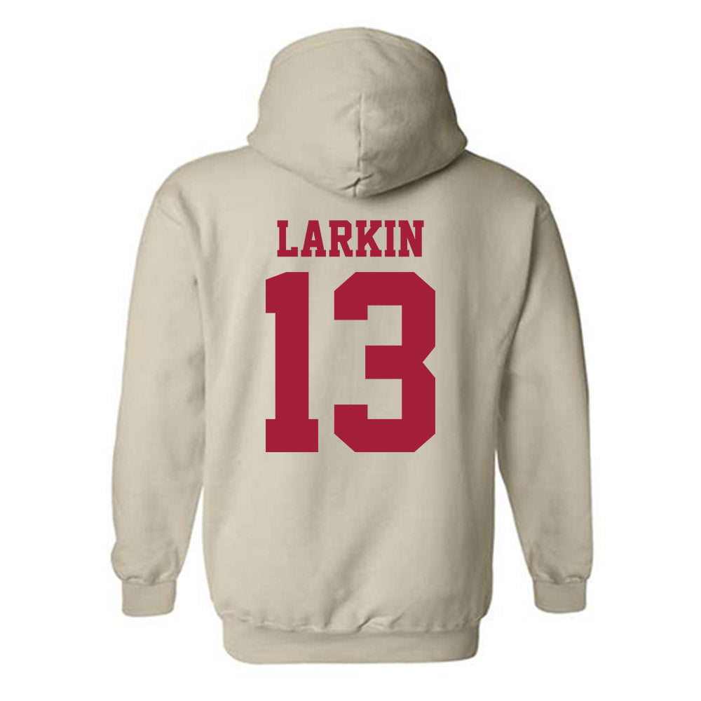 Oklahoma - NCAA Baseball : Connor Larkin - Fashion Shersey Hooded Sweatshirt-1