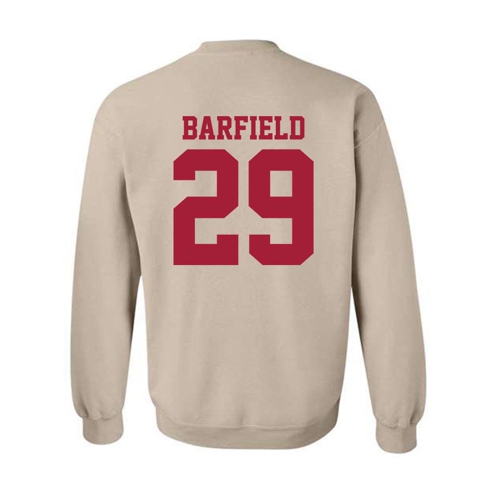 Oklahoma - NCAA Baseball : Jaden Barfield - Fashion Shersey Crewneck Sweatshirt-1