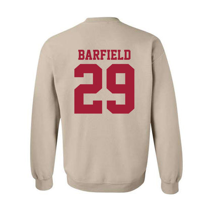 Oklahoma - NCAA Baseball : Jaden Barfield - Fashion Shersey Crewneck Sweatshirt-1