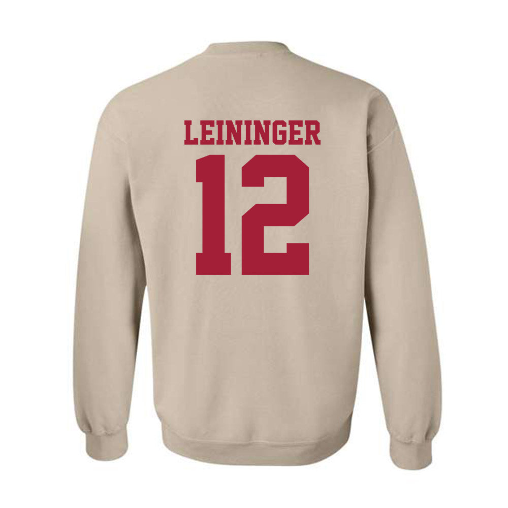 Oklahoma - NCAA Baseball : Ryley Leininger - Fashion Shersey Crewneck Sweatshirt-1
