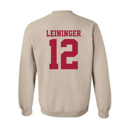 Oklahoma - NCAA Baseball : Ryley Leininger - Fashion Shersey Crewneck Sweatshirt-1