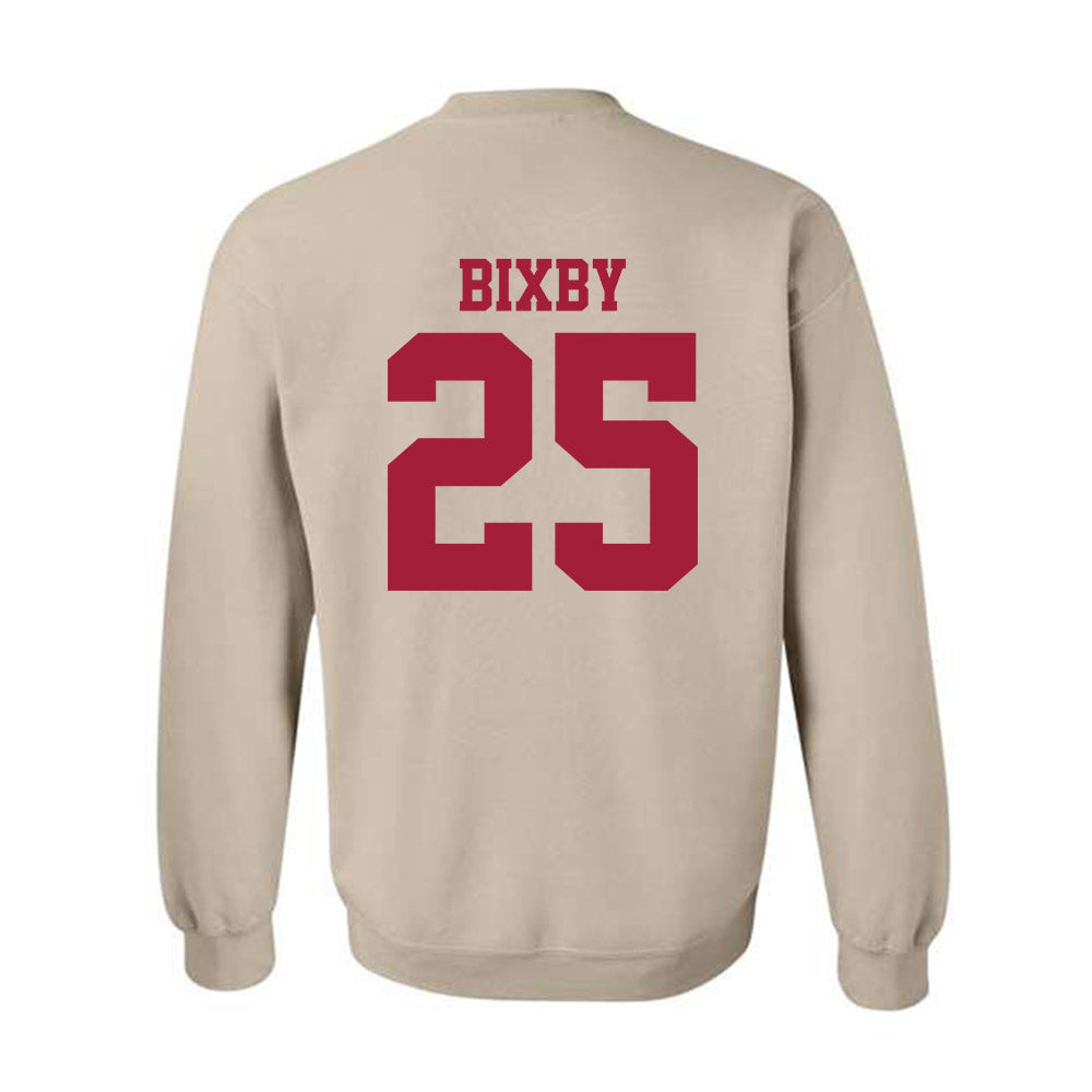 Oklahoma - NCAA Baseball : Mason Bixby - Fashion Shersey Crewneck Sweatshirt-1