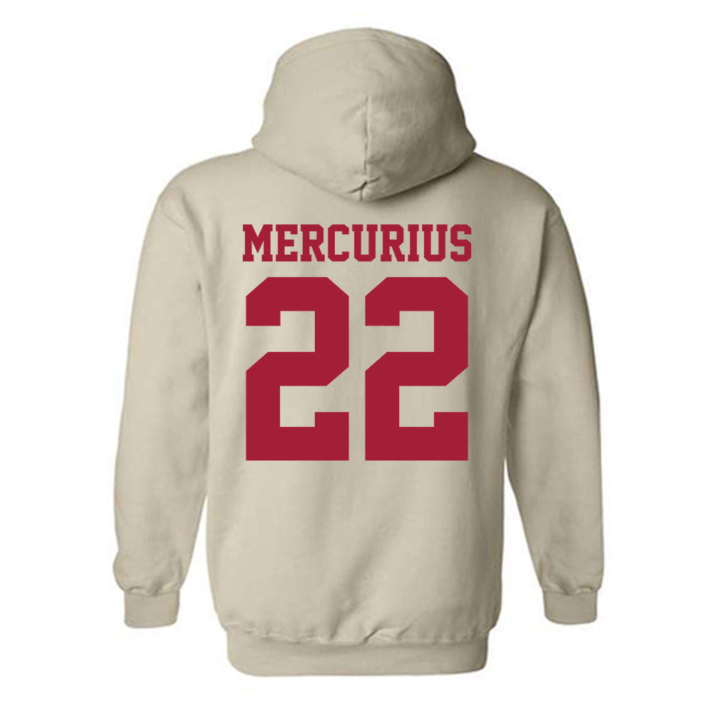Oklahoma - NCAA Baseball : LJ Mercurius - Fashion Shersey Hooded Sweatshirt-1
