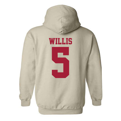 Oklahoma - NCAA Baseball : Dawson Willis - Fashion Shersey Hooded Sweatshirt-1