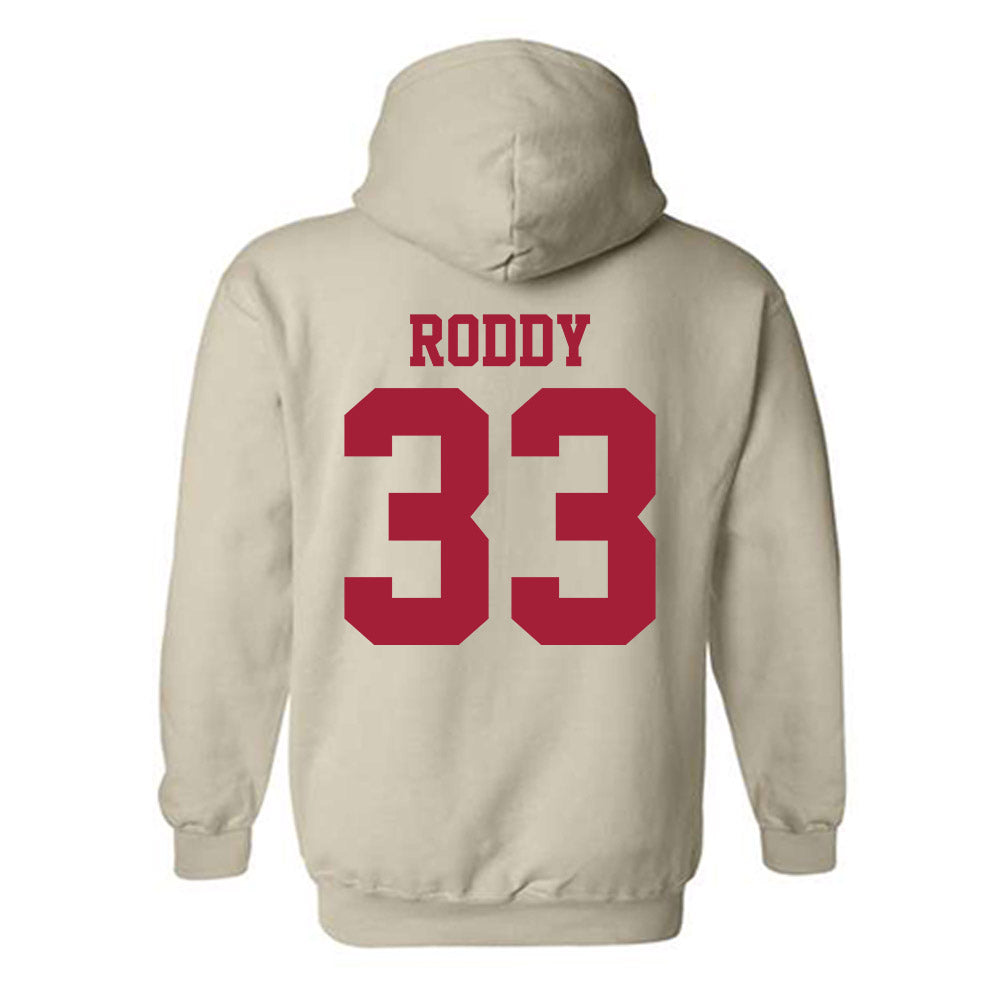 Oklahoma - NCAA Baseball : Berkeley Roddy - Fashion Shersey Hooded Sweatshirt-1