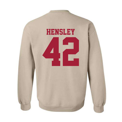 Oklahoma - NCAA Baseball : Reid Hensley - Fashion Shersey Crewneck Sweatshirt-1