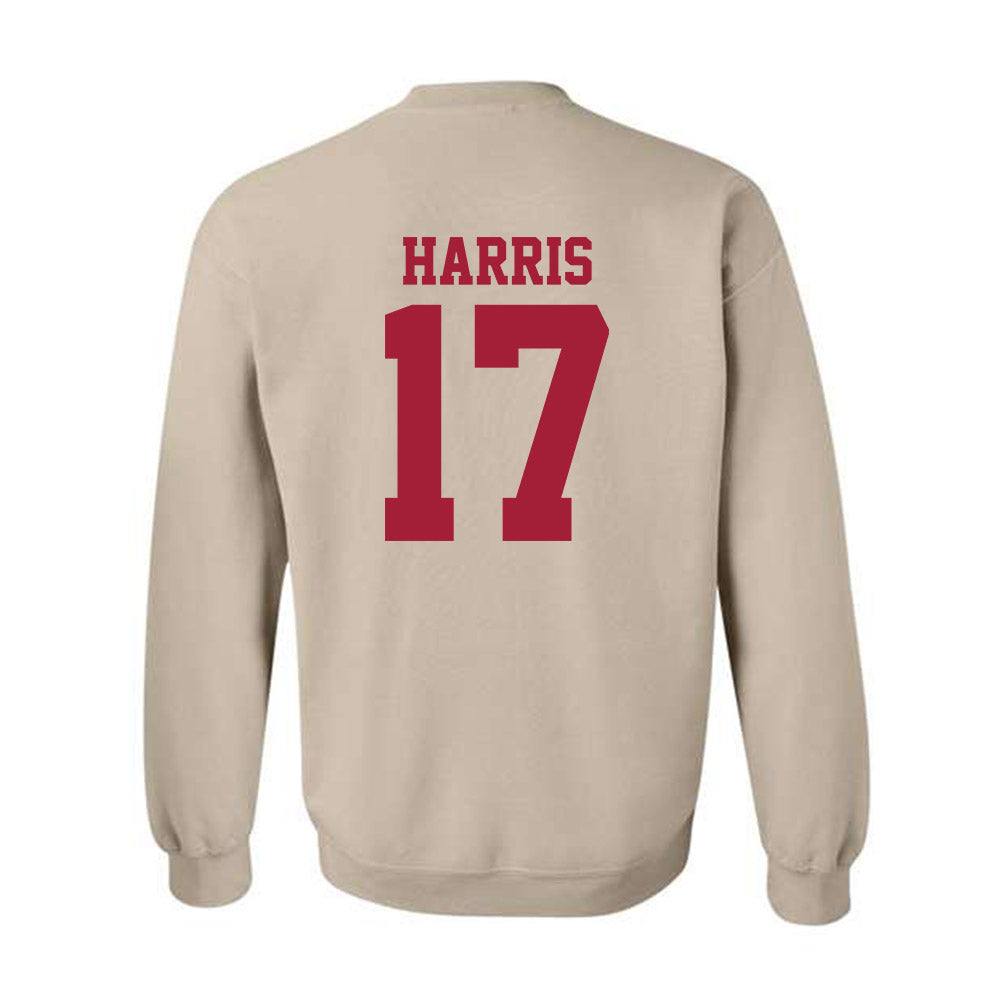 Oklahoma - NCAA Baseball : Dasan Harris - Fashion Shersey Crewneck Sweatshirt-1