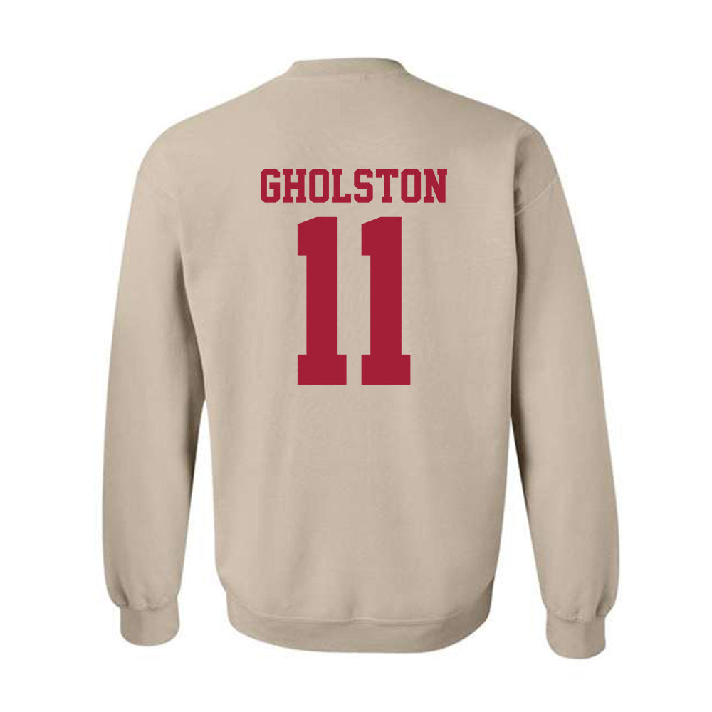 Oklahoma - NCAA Baseball : Jacob Gholston - Fashion Shersey Crewneck Sweatshirt-1