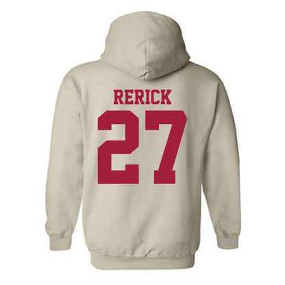 Oklahoma - NCAA Baseball : Drew Rerick - Fashion Shersey Hooded Sweatshirt-1