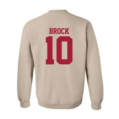 Oklahoma - NCAA Baseball : Brendan Brock - Fashion Shersey Crewneck Sweatshirt-1