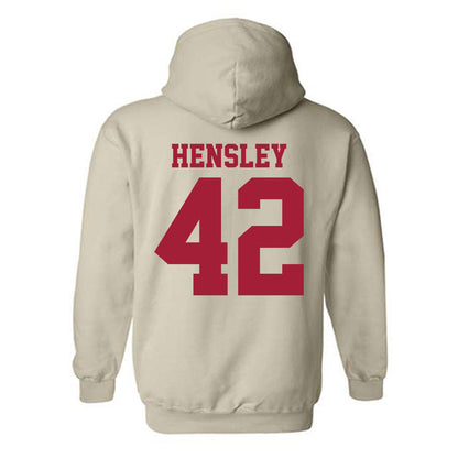 Oklahoma - NCAA Baseball : Reid Hensley - Fashion Shersey Hooded Sweatshirt-1