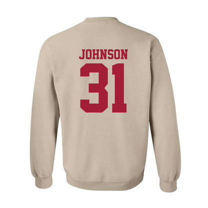 Oklahoma - NCAA Baseball : Cameron Johnson - Fashion Shersey Crewneck Sweatshirt-1
