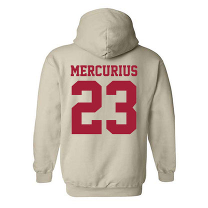 Oklahoma - NCAA Baseball : Alexander Mercurius - Fashion Shersey Hooded Sweatshirt-1