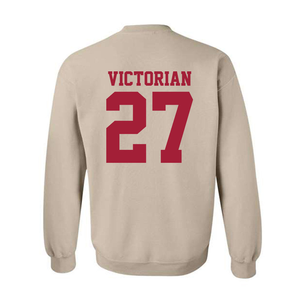 Oklahoma - NCAA Baseball : Landon Victorian - Fashion Shersey Crewneck Sweatshirt-1