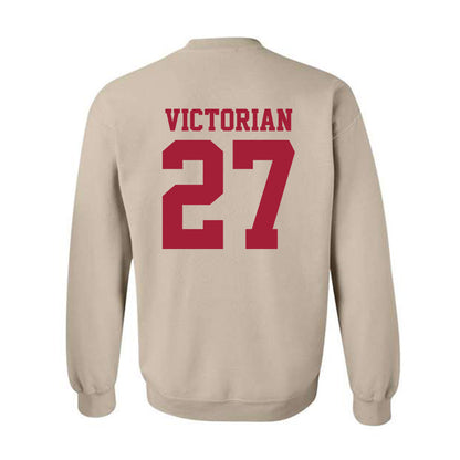 Oklahoma - NCAA Baseball : Landon Victorian - Fashion Shersey Crewneck Sweatshirt-1