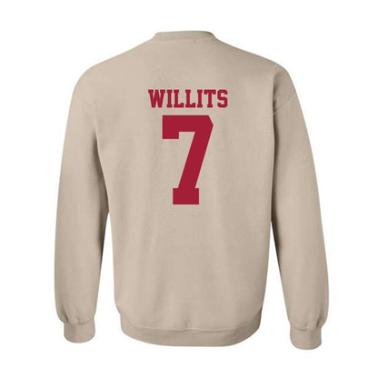 Oklahoma - NCAA Baseball : Jaxon Willits - Fashion Shersey Crewneck Sweatshirt-1