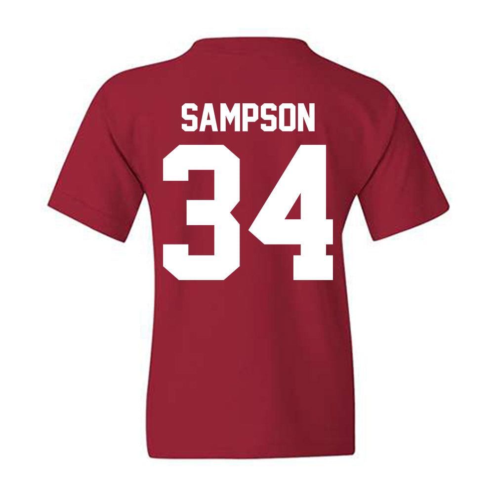 Oklahoma - NCAA Baseball : Beau Sampson - Fashion Shersey Youth T-Shirt-1