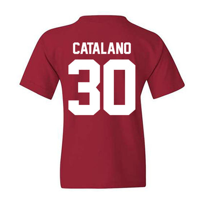 Oklahoma - NCAA Baseball : Michael Catalano - Fashion Shersey Youth T-Shirt-1