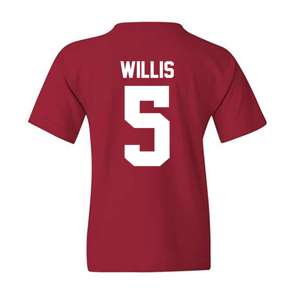 Oklahoma - NCAA Baseball : Dawson Willis - Fashion Shersey Youth T-Shirt-1