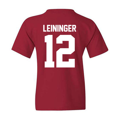 Oklahoma - NCAA Baseball : Ryley Leininger - Fashion Shersey Youth T-Shirt-1