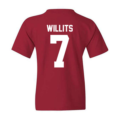 Oklahoma - NCAA Baseball : Jaxon Willits - Fashion Shersey Youth T-Shirt-1