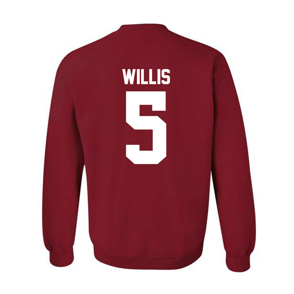 Oklahoma - NCAA Baseball : Dawson Willis - Fashion Shersey Crewneck Sweatshirt-1