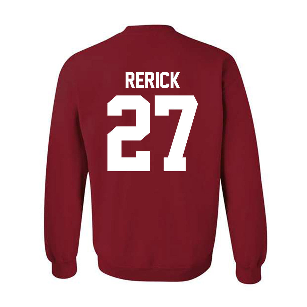 Oklahoma - NCAA Baseball : Drew Rerick - Fashion Shersey Crewneck Sweatshirt-1