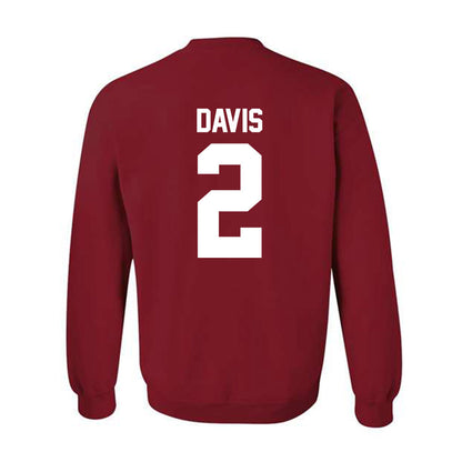 Oklahoma - NCAA Baseball : Myles Davis - Fashion Shersey Crewneck Sweatshirt-1