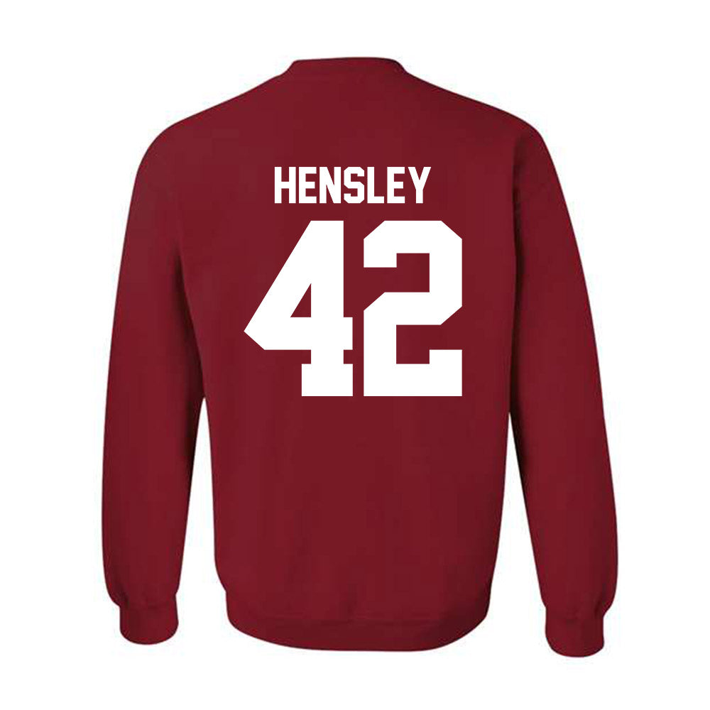 Oklahoma - NCAA Baseball : Reid Hensley - Fashion Shersey Crewneck Sweatshirt-1