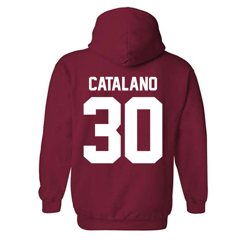 Oklahoma - NCAA Baseball : Michael Catalano - Fashion Shersey Hooded Sweatshirt-1