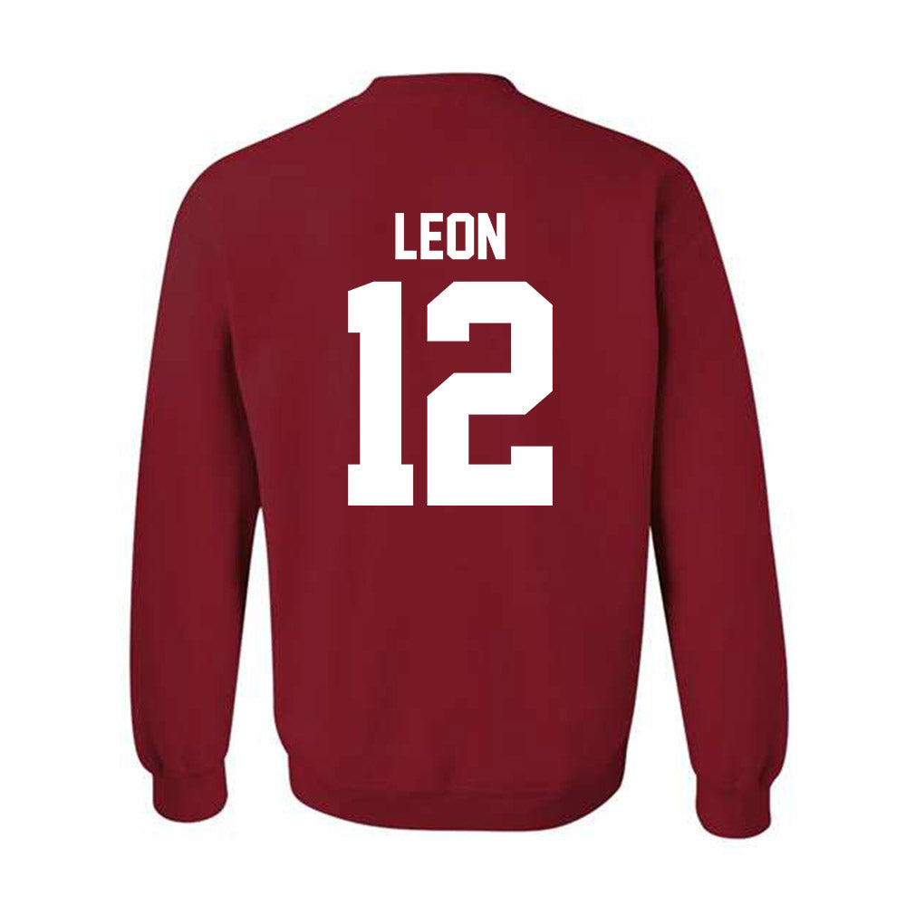 Oklahoma - NCAA Baseball : Kadyn Leon - Fashion Shersey Crewneck Sweatshirt-1