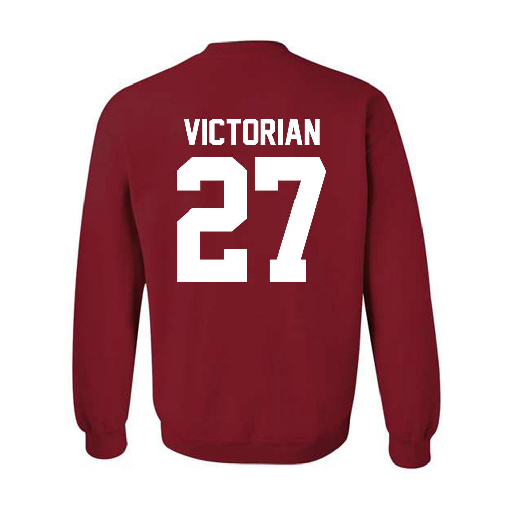 Oklahoma - NCAA Baseball : Landon Victorian - Fashion Shersey Crewneck Sweatshirt-1