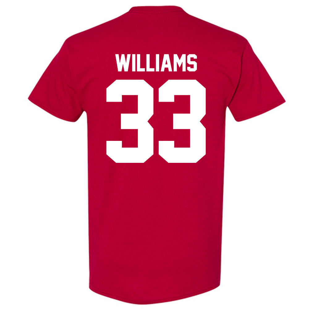Oklahoma - NCAA Baseball : Isaac Williams - Fashion Shersey T-Shirt-1
